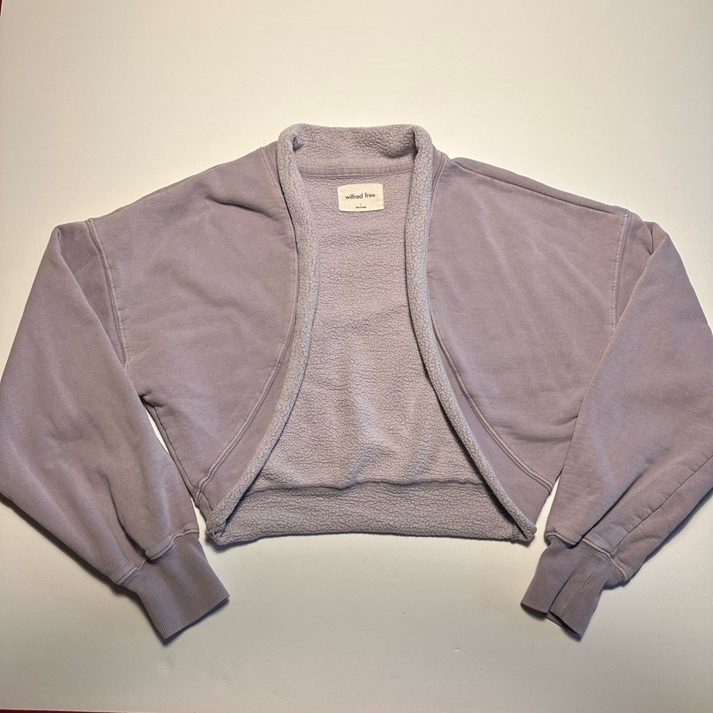 Wilfred Free Lavender Cardigan/ Shrug